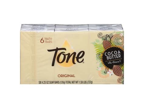 Tone Bar Soap Cocoa Butter 425 Oz Pack Of 6 Ingredients And Reviews