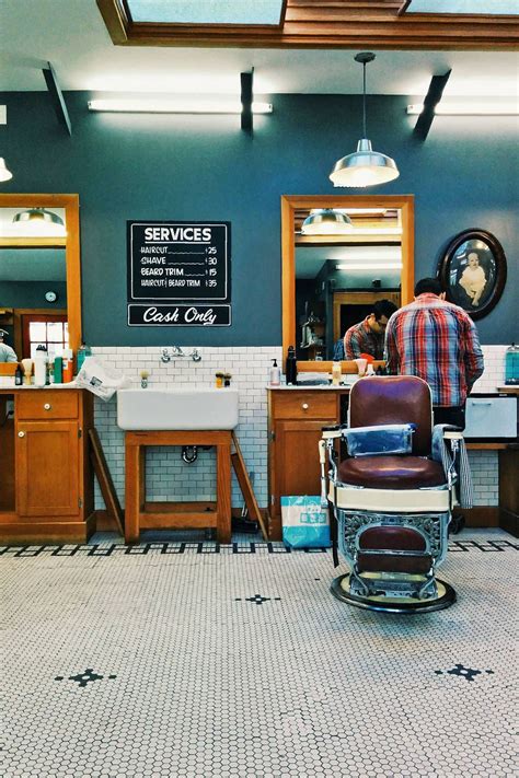 Barbershop Interior Style CN Traveller Barber Shop Interior Barber Shop Decor Salon Interior
