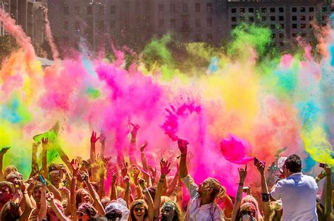 Hd Wallpaper Color Colours Festival Hindu Holi India Spring