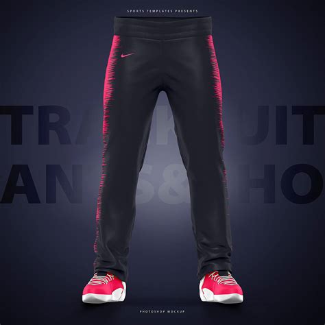 sports tracksuit jacket pants mockup template  behance