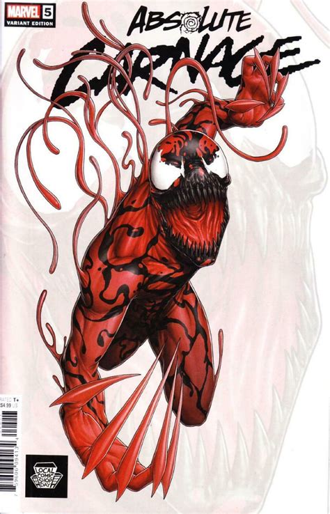 Absolute Carnage 5 Comic Book Local Comic Shop Day Variant Cover Ebay
