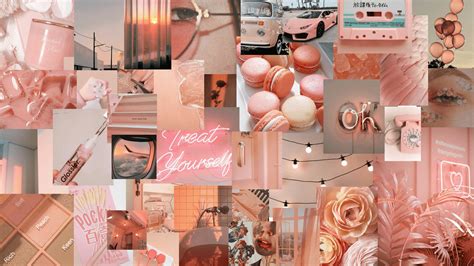 Peach Aesthetic Desktop Wallpapers Top Free Peach Aesthetic Desktop