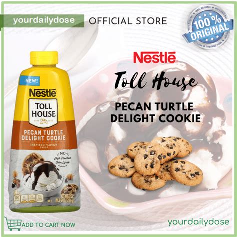 Nestle Toll House Flavor Syrup Pecan Turtle Delight Cookie 22 Oz