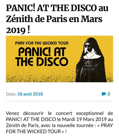 Panic News Fr 🇫🇷 On Twitter 🚨alerte 🚨 Panic Reviendra En France Le