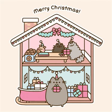 Pusheen The Cat Images Merry Christmas Wallpaper And Background Photos