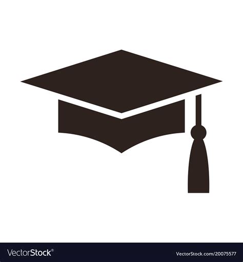 Black Graduation Cap Symbol Desdee Lin