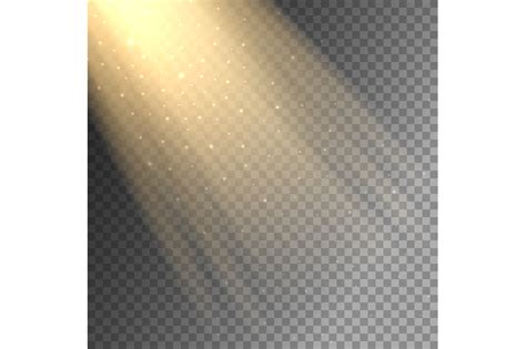 Ray Of Light On Transparent Background By Vectortatu