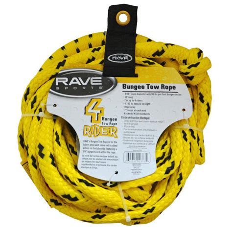 Rave Sports Bungee 4 Rider Tow Rope 02333 The Home Depot