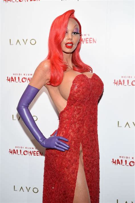 Every halloween, heidi klum goes all out with her outlandish costumes, ranging from a werewolf to jessica rabbit. 100 Best Celebrity Halloween Costumes of All Time ...