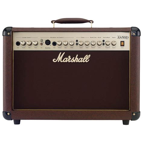 Marshall As50d 50 Watt Acoustic Guitar Combo Amp Acoustic Guitar Amp