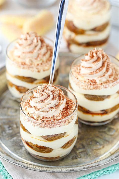 › dessert recipes using ladyfingers. Mini Tiramisu Trifles - Life Love and Sugar