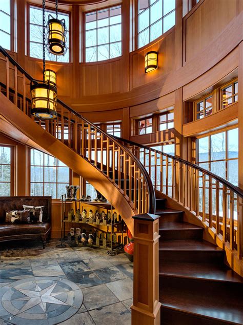 20 Graceful Rustic Staircase Designs Youre Going To Love