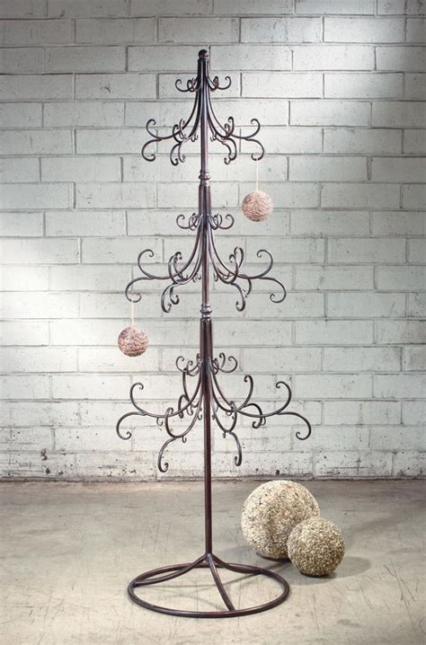Ornamental Tree Stands  Metal ornament tree display stand wrought iron
