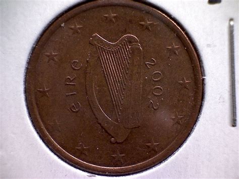 2002 Ireland Five Euro Cents For Sale Buy Now Online Item 119375