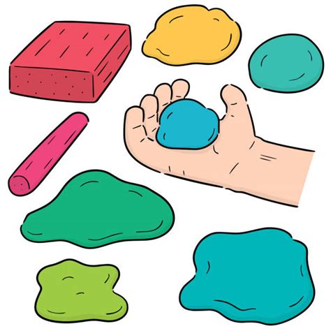 Clip Art Of Modeling Clay Illustrations Royalty Free Vector Graphics