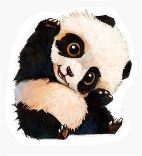 Kawaii Cute Panda Clip Art