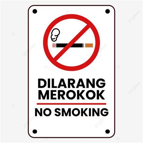 Ikon Papan Dilarang Merokok Dilarang Merokok Rokok Ikon PNG Dan Vektor Dengan Background