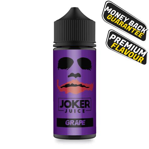 Joker Juice Grape 100ml Shortfill E Liquid Diy E Liquids