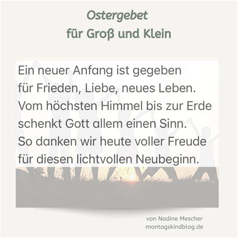 Ein kleines Gebet zu Ostern | Der Montagskind Blog