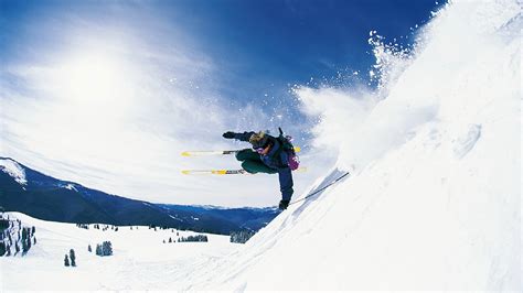 Skiing Winter Snow Ski Mountains Wallpaper 1920x1080 536228