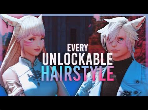 UhhOlivia Every Unlockable Hairstyle In FFXIV 6 15 Updated FFXIV