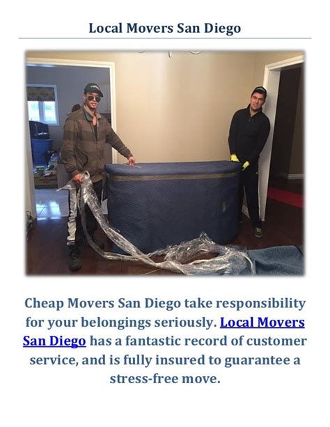 Best Local Movers In San Diego