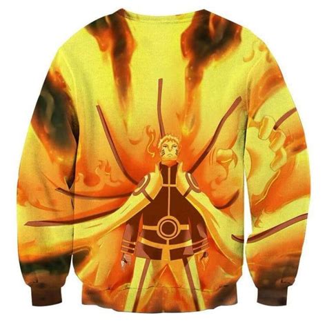 Naruto Bijuu Mode Naruto 3d Printed Naruto Sweatshirt Streetwear
