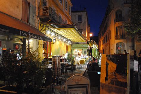 Van Goghs Cafe Terrace At Night In Real Life Arles France Photo