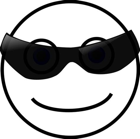Smiley Face With The Glasses Free Image Download