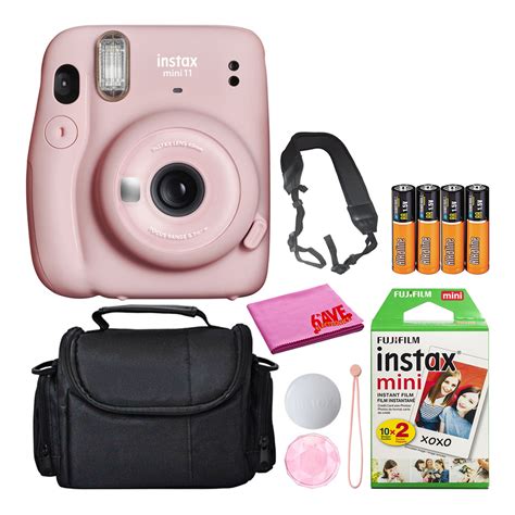 Fujifilm Instax Mini 11 Instant Camera Blush Pink 16654774 Deluxe