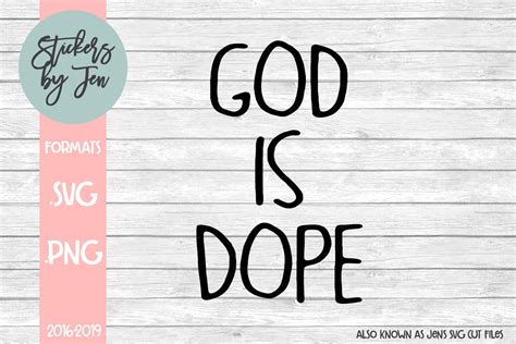 God Is Dope Svg Graphic By Jens Svg Cut Files Creative
