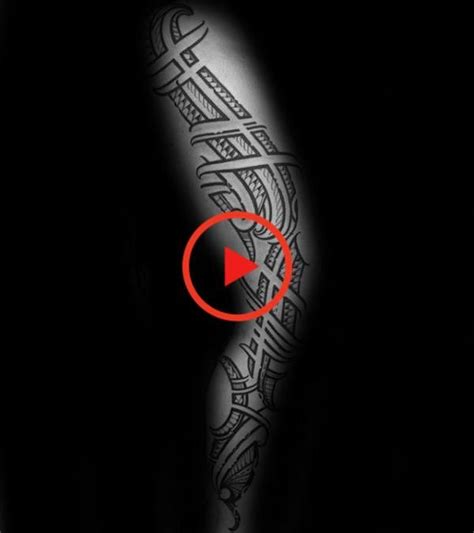 30 Tribal Thigh Tattoos For Men Manly Ink Ideas In 2020 Tattoos For