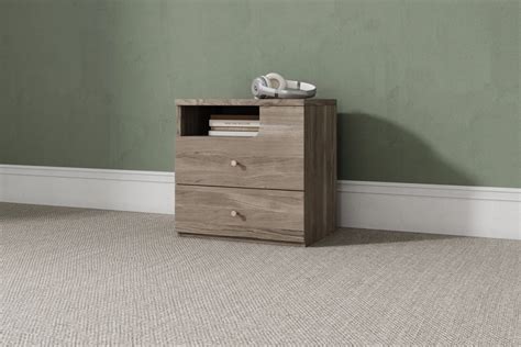 Buddy Bedside Table - Oak - Beds n Dreams