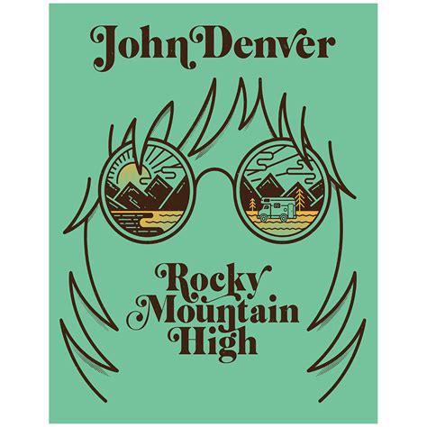 John Denver Rocky Mountain High METALLSKILT NO