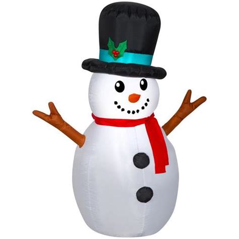Maybe you would like to learn more about one of these? Gemmy 4.0026-ft Lighted Snowman Christmas Inflatable at ...