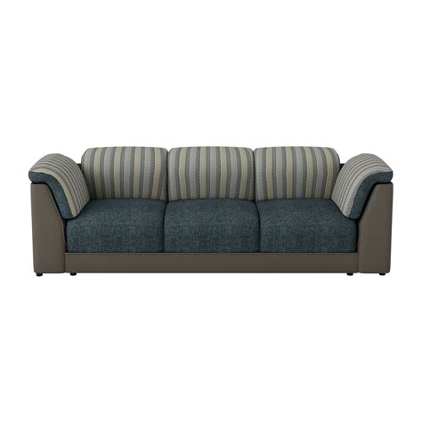 Buy Broadway V2 3 Seater Fabric Sofa in Kohl | Godrej Interio