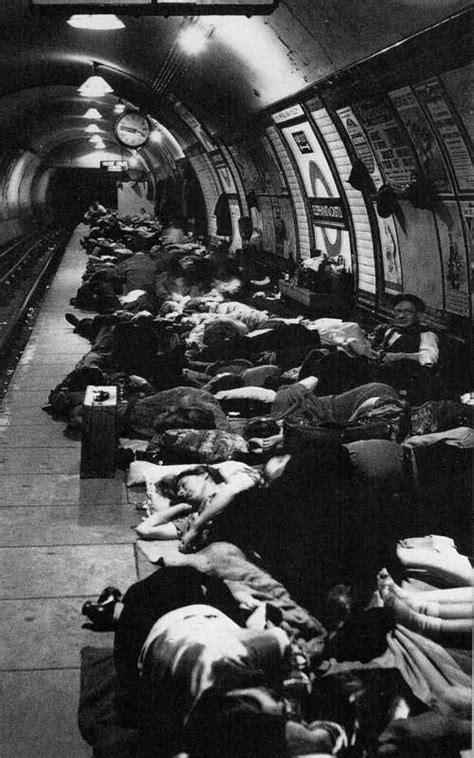 Londoners In The Tube Aka Bomb Shelter British Forces Gallery