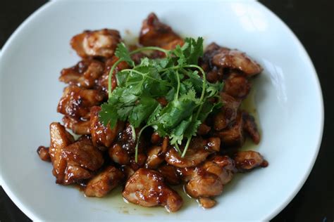 This healthy stir fry features a sweet, spicy citrus sauce over chicken, carrots and celery and a garnish of cashews. Week of Menus: Honey Soy Stir Fried Chicken: Can I order ...