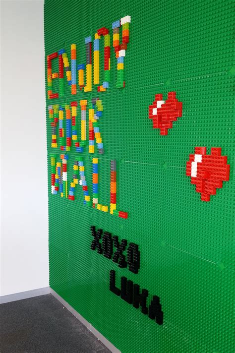 Lego Wall By Studio Luka What A Great Job We Have Enjoy Your Wall