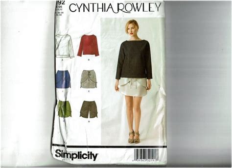 cynthia rowley top mini skirt and shorts uncut oop sewing etsy rowley cynthia rowley mini