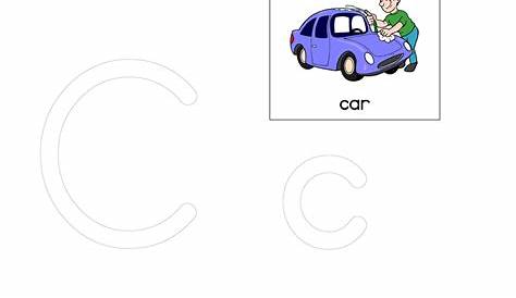 Letter C Tracing Worksheet - Have Fun Teaching
