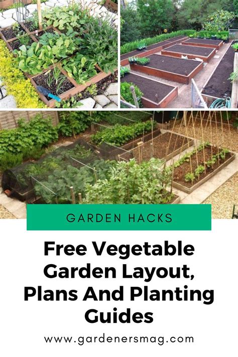 Free Vegetable Garden Layout Plans And Planting Guides Garden Layout