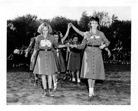 girl scouts of the usa archival item girl scouts dance outdoors at the intermediate fall