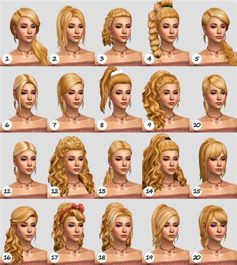 Nbht The Trash Files Sims Hair Maxis Match Braided Hairstyles