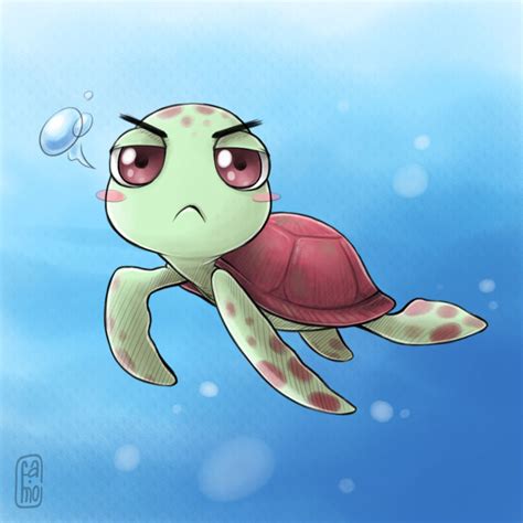 Baby Sea Turtle By Famoalmehairi On Deviantart Baby Turtle Drawing