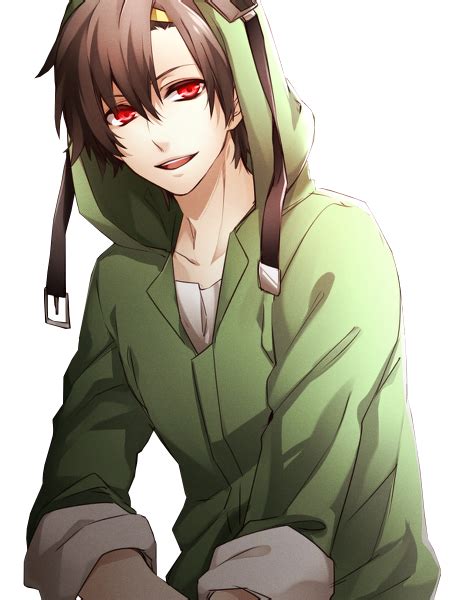 Anime Guy With Dark Hair And Green Eyes Brown Hair Green Eyes Hakumai