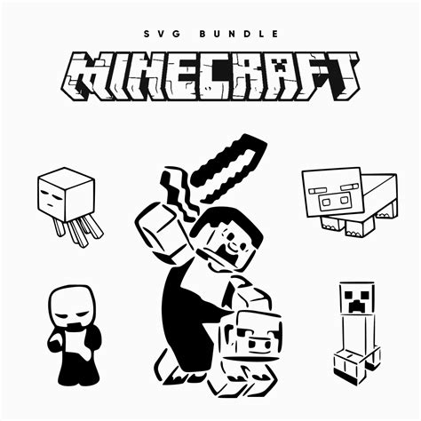 Minecraft V1 Svg Bundle Masterbundles