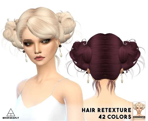 Sims 4 Ccs The Best Hair By Missparaply Dd9