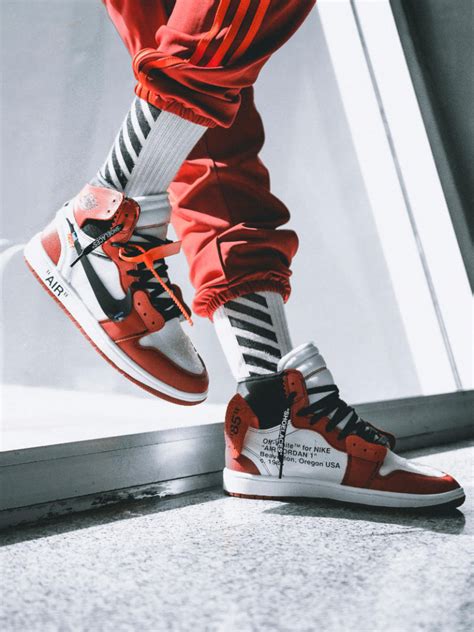 Free Download Off White X Air Jordan 1 On Feet Images Hypebeast