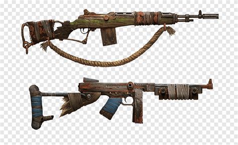 Post Apocalyptic Fiction Rust M14 Rifle Dying Light Weapon Rusty Game
